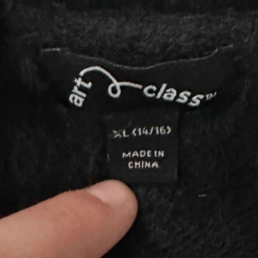 Soft and thick black sweater